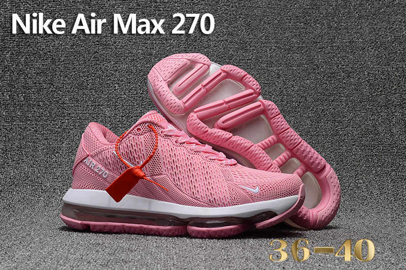 Women Nike Air Max Flair Pink White Shoes